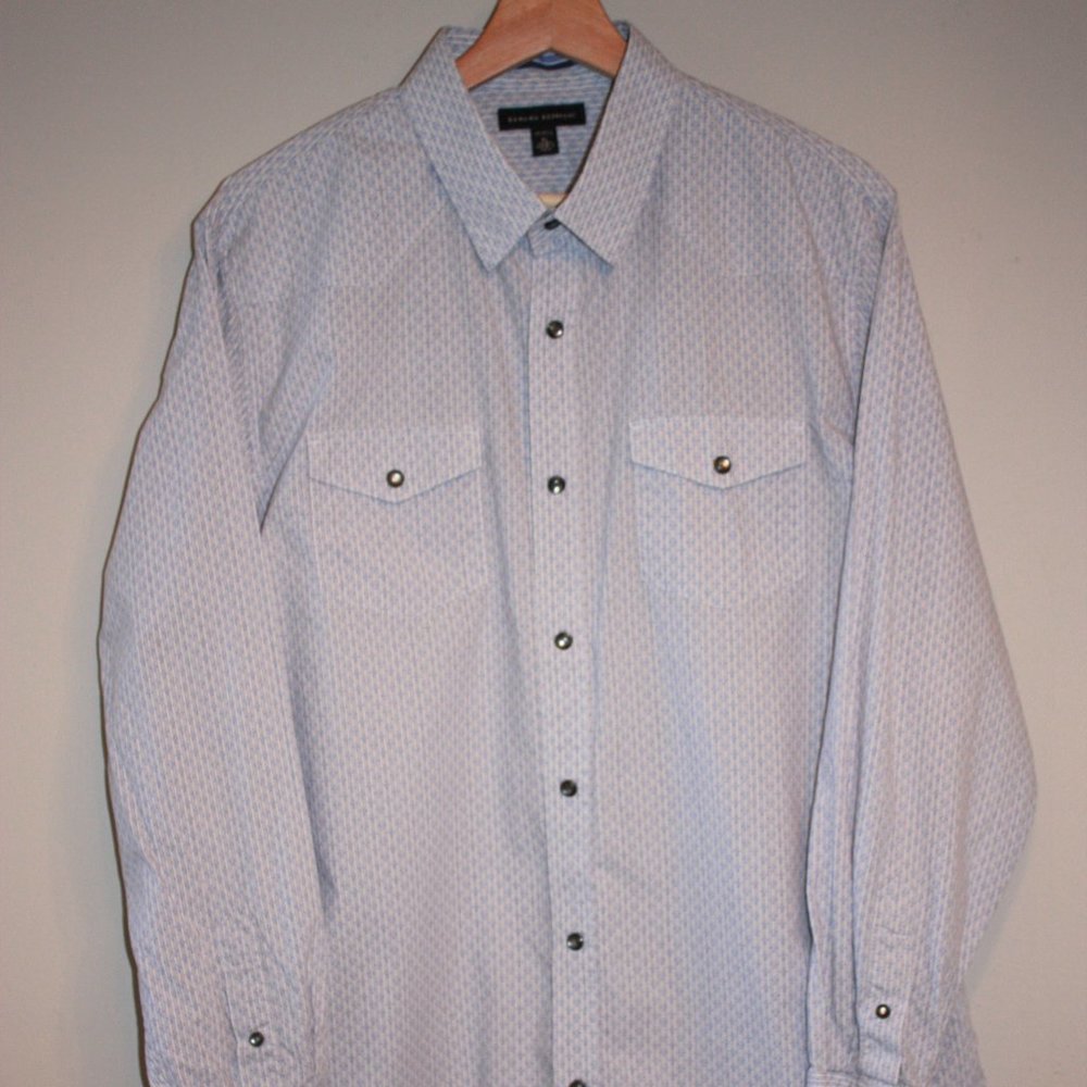 Banana Republic Western Pearl Snap Shirt XL Shirt